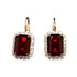 Auskarai "Lurdes II (Siam)" su Swarovski™ kristalais